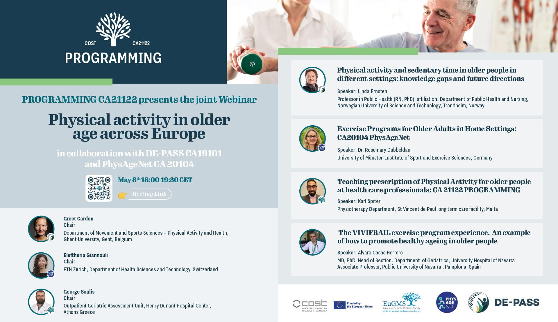 Physical activity in older age across Europe