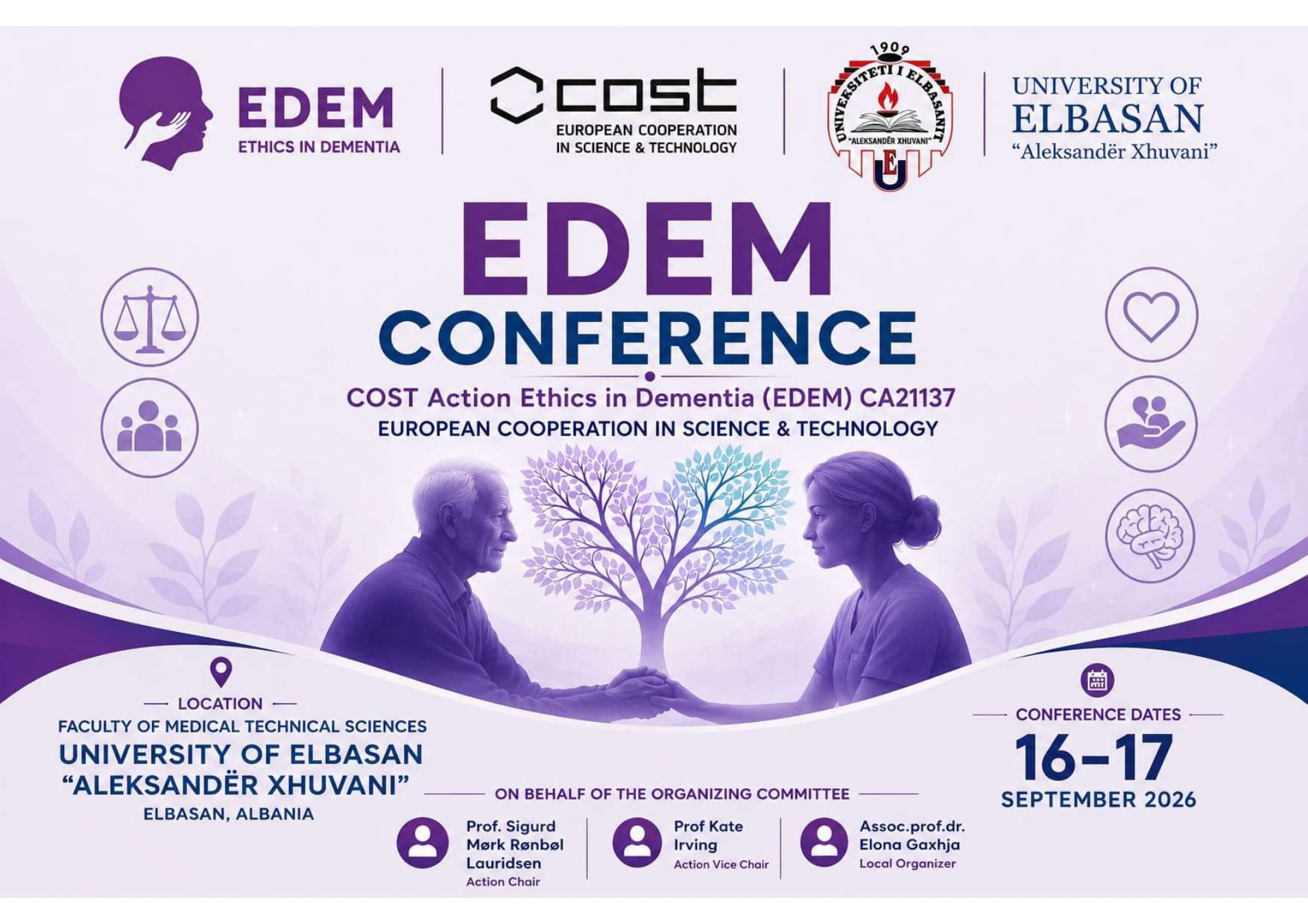 Final Conference of COST Action CA21137 – Ethics in Dementia (EDEM)